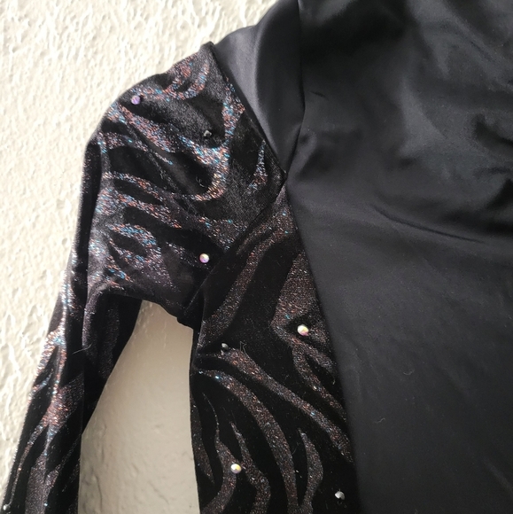 Weissman Exotic Animal Zip-Front Unitard XS Adult - Picture 5 of 8